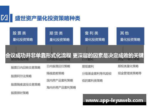 会议成功并非单靠形式化流程 更深层的因素是决定成败的关键
